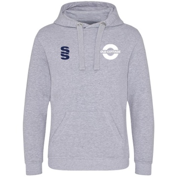 Polyester /  Cotton Hoody - Grey Marl