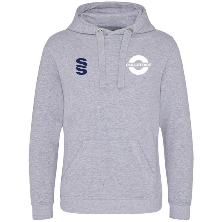 Polyester /  Cotton Hoody - Grey Marl