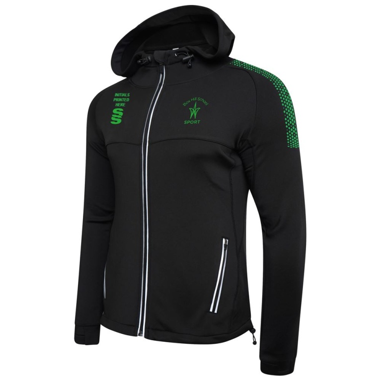Box Hill School Staff Dual Full Zip Hoody : Black