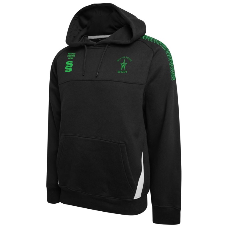 Box Hill School Staff Fuse Hoody : Black / White