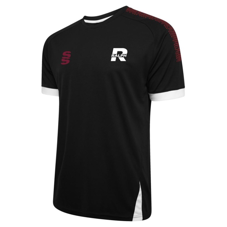 Women's Fuse Training Shirt : Black / White