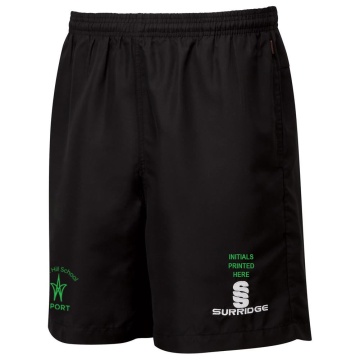 Box Hill School Staff Blade Shorts : Black