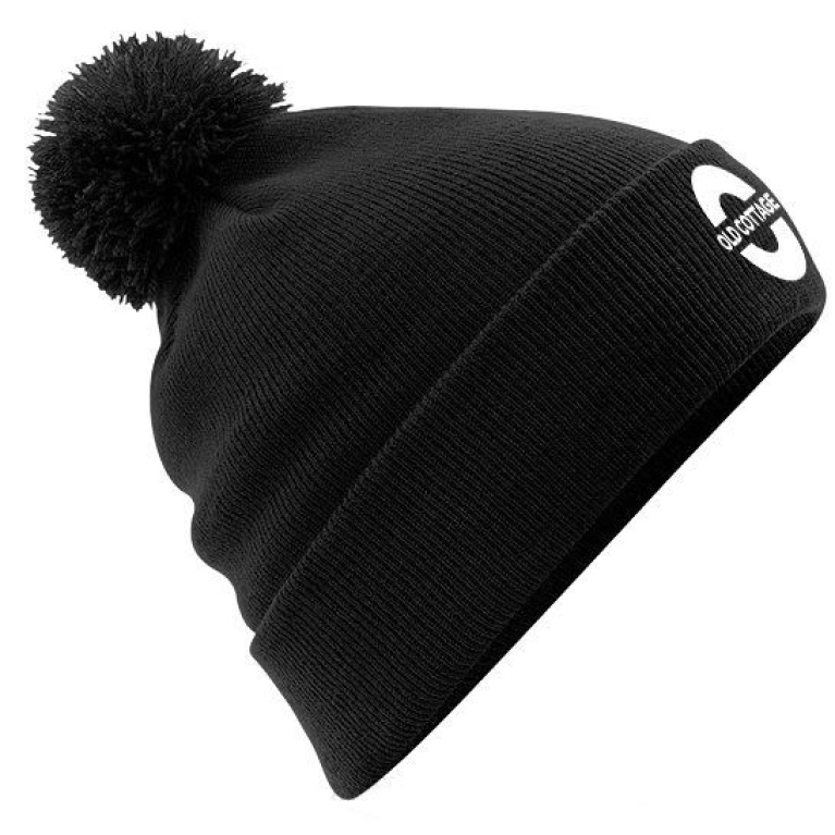 Original Pom Pom Beanie : Black