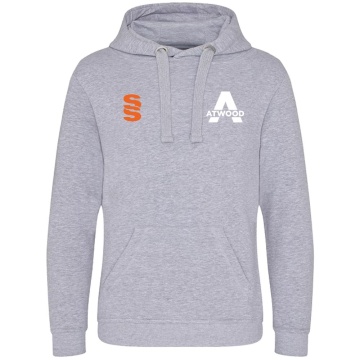 Polyester /  Cotton Hoody - Grey Marl