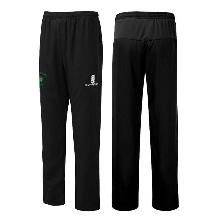 Box Hill School Staff Poplin Track Pant : Black