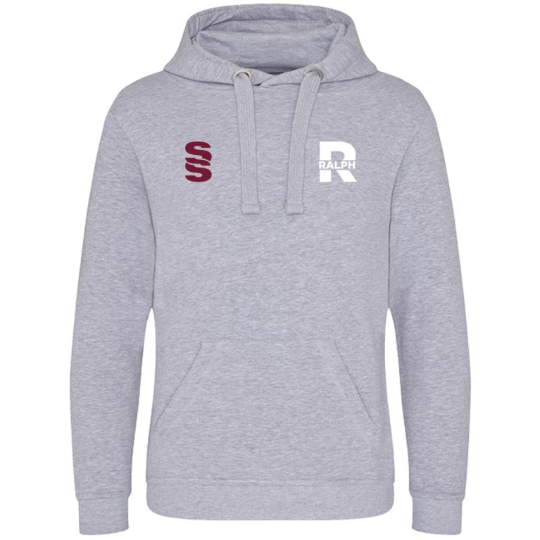 Polyester /  Cotton Hoody - Grey Marl